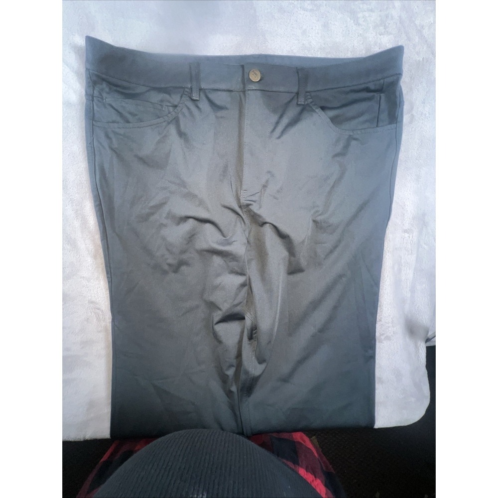 Barbell Pants Mens 38 Navy Performance 5 Pocket Chino Modern Fit Tech 38x33